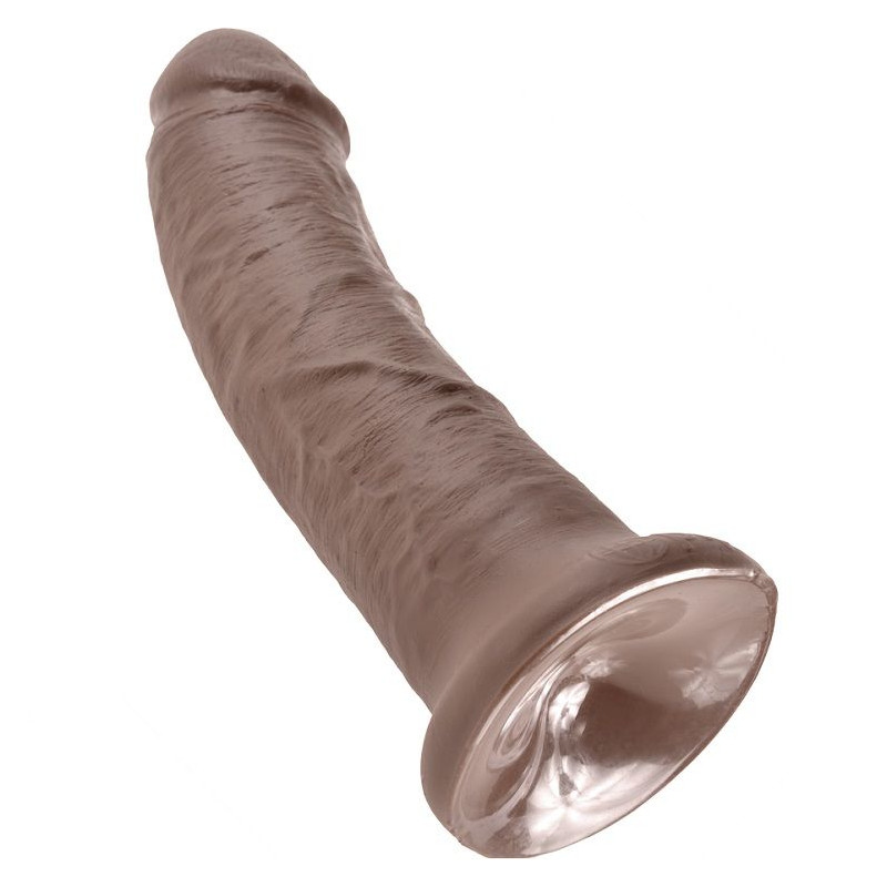 KING COCK 8 PENE MARRON 203 CM
