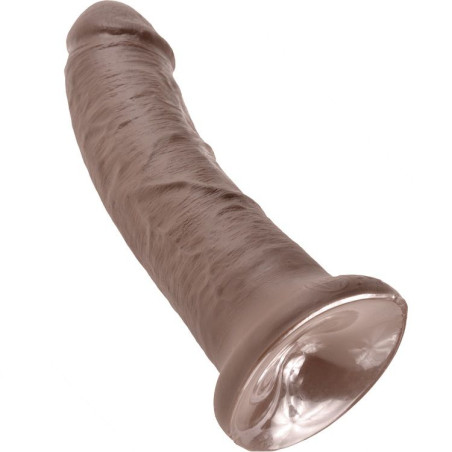KING COCK 8 PENE MARRON 203 CM