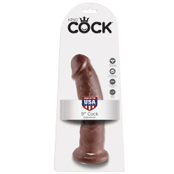 KING COCK 9 PENE MARRON 229 CM 2