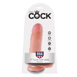 KING COCK 7 PENE REALISTICO NATURAL 178 CM 2