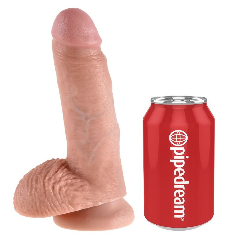 KING COCK 7 PENE REALISTICO NATURAL 178 CM