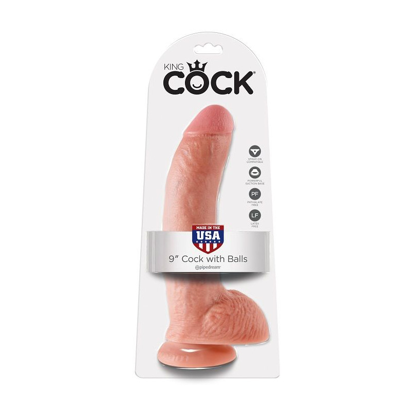 KING COCK 9 PENE REALISTICO NATURAL 229 CM