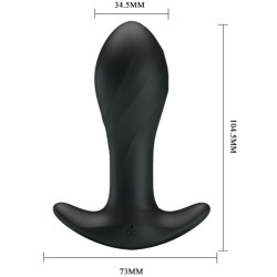 PRETTY LOVE VIBRADOR ANAL NEGRO 2