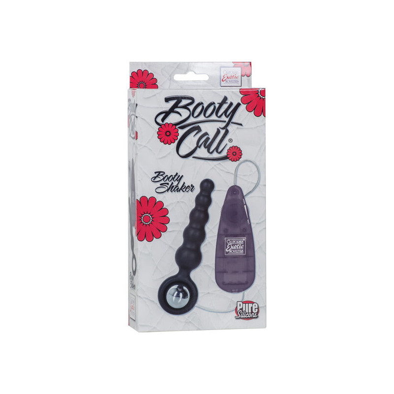 CALEXOTICS BOOTY CALL BOOTY SHAKER VIBRADOR ANAL NEGRO