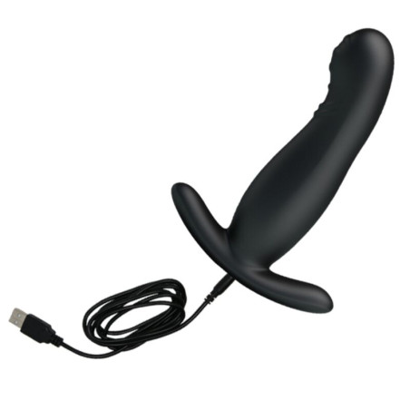 MR PLAY MASAJEADOR DE PROSTATA NEGRO RECARGABLE