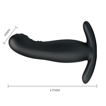MR PLAY MASAJEADOR DE PROSTATA NEGRO RECARGABLE