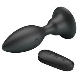 MR PLAY PLUG ANAL CON VIBRACION NEGRO CONTROL REMOTO 2