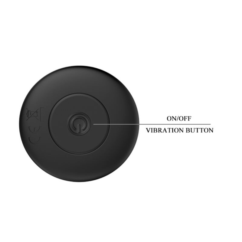 MR PLAY PLUG ANAL VIBRADOR NEGRO RECARGABLE