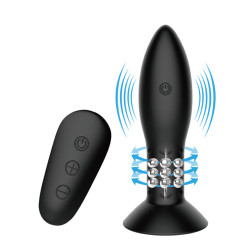 MR PLAY PLUG CON BOLAS ROTADORAS NEGRO CONTROL REMOTO 2