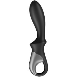 SATISFYER HEAT CLIMAX VIBRADOR ANAL APP NEGRO 2