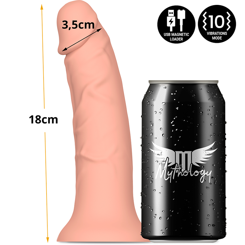 MYTHOLOGY ASHER ORIGINAL DILDO S VIBRADOR COMPATIBLE CON WATCHME WIRELESS TECHNOLOGY