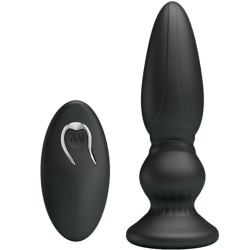 MR PLAY VIBRADOR POTENTE CONTROL REMOTO ANAL PLUG NEGRO 2