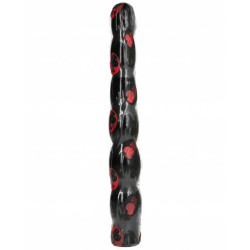 ALL BLACK ANAL DILDO 32 CM 2