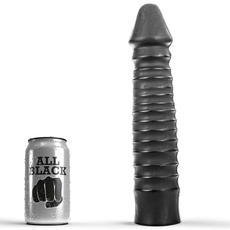 ALL BLACK DILDO 26 CM