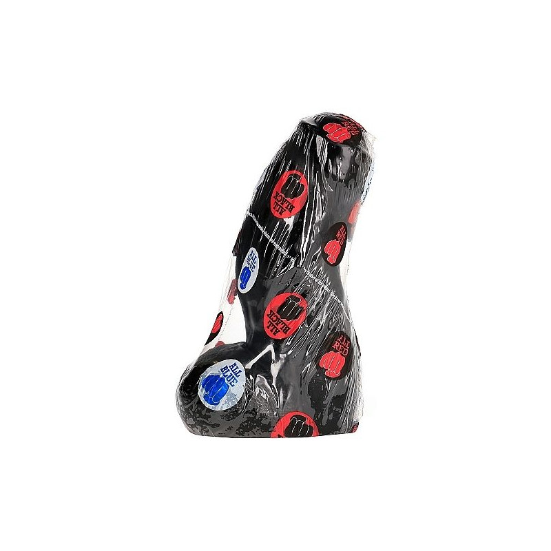 ALL BLACK REALISTIC DONG NEGRO 17 CM
