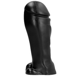 ALL BLACK DONG 22 CM PUNTA ANCHA 2