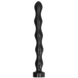 ALL BLACK ANAL BEADS 415 CM 2