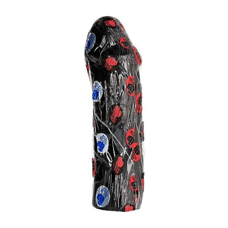 ALL BLACK DONG 28 CM SIN TESTICULOS
