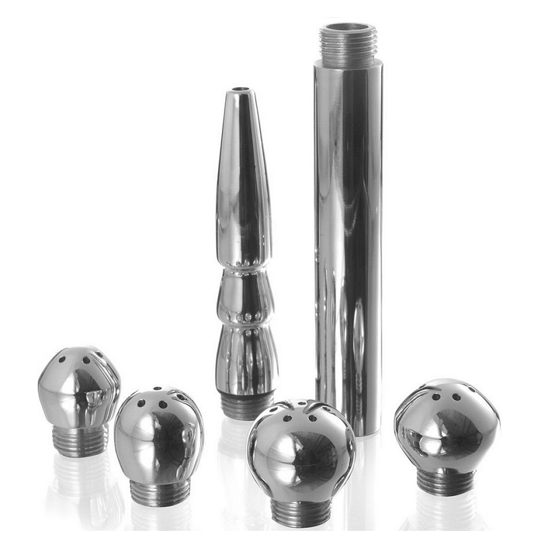 METAL HARD SET LIMPIEZA VAGINAL ANAL 5PCS