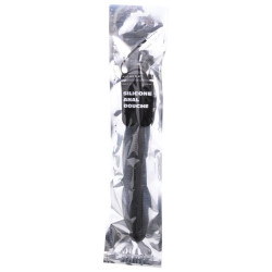 ALL BLACK RIDGED DUCHA ANAL SILICONA 27 CM 2