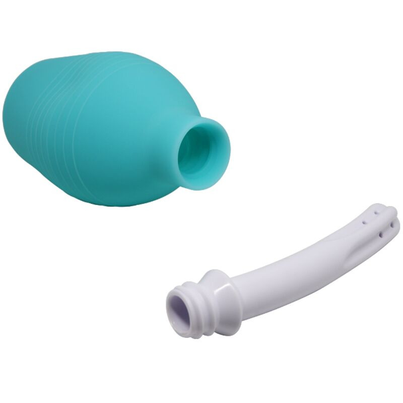 MR PLAY PERA ANAL DUCHA DE GOMA AZUL