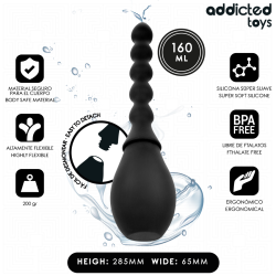 ADDICTED TOYS LIMPIADOR DE VIAJE SILICONA MODELO 2