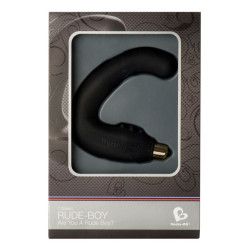ROCKS OFF RUDE BOY MASAJEADOR DEL PUNTO G MASCULINO 7 V NEGRO 2
