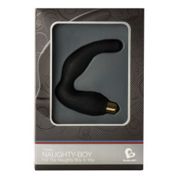ROCKS OFF NAUGHTY BOY MASAJEADOR DEL PUNTO G MASCULINO 7 V NEGRO 2