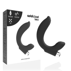 ADDICTED TOYS VIBRADOR PROSTATICO RECARGABLE MODEL 7 NEGRO 2