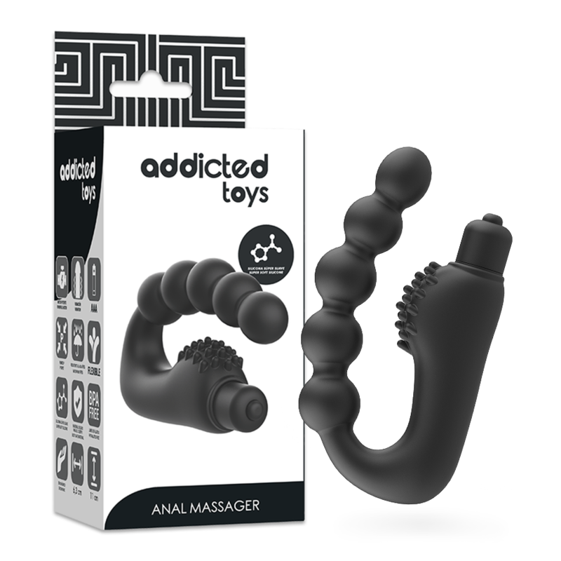 ADDICTED TOYS MASAJEADOR ANAL PROSTATICO CON VIBRACION