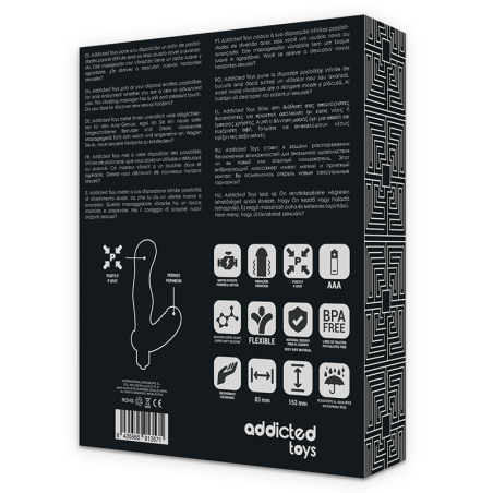 ADDICTED TOYS ESTIMULADOR ANAL PROSTATA SILICONA P SPOT VIBE