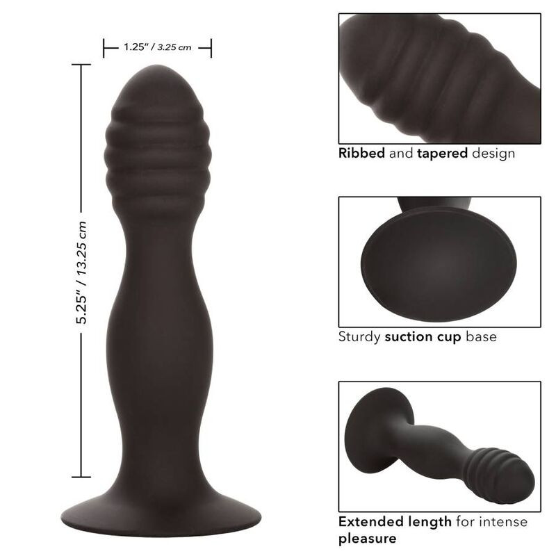 CALEXOTICS RIBBED ANAL STUD