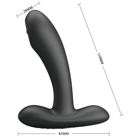PRETTY LOVE REMINGTON MASAJEADOR VIBRADOR ANAL Y VAGINAL NEGRO