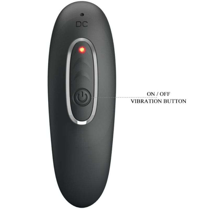 PRETTY LOVE REMINGTON MASAJEADOR VIBRADOR ANAL Y VAGINAL NEGRO