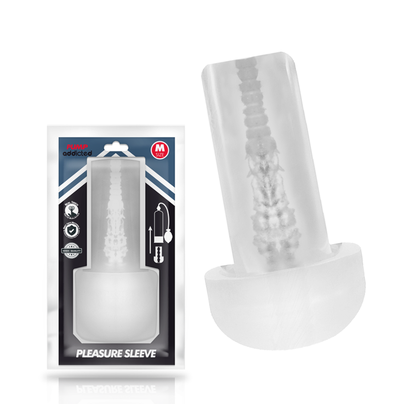 PUMP ADDICTED PLEASURE SLEEVE MASTUBADOR TALLA M