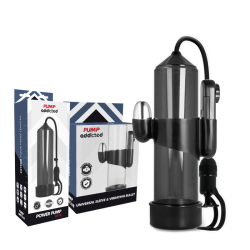 PUMP ADDICTED BOMBA ERECCION RX5 NEGRO CON VIBRADOR 2