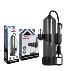 PUMP ADDICTED BOMBA ERECCION RX7 NEGRO CON VIBRADOR 2
