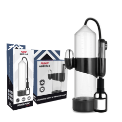 PUMP ADDICTED BOMBA ERECCION RX7 TRANSPARENTE CON VIBRADOR 2