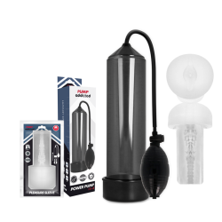 PUMP ADDICTED RX3 BOMBA ERECCION NEGRO CON MASTURBADOR 2
