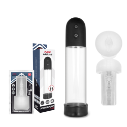 PUMP ADDICTED BOMBA ERECCION RX11 AUTOMATICA CON MASTURBADOR 2