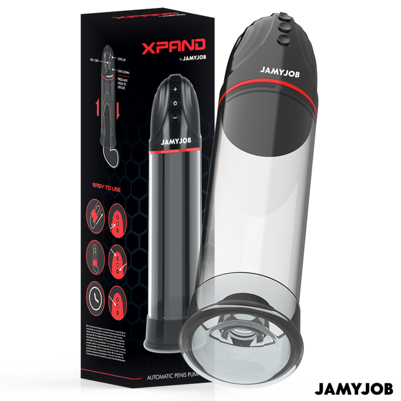 JAMYJOB XPAND BOMBA AUTOMATICA 3 NIVELES DE SUCCIONADOR GRIS