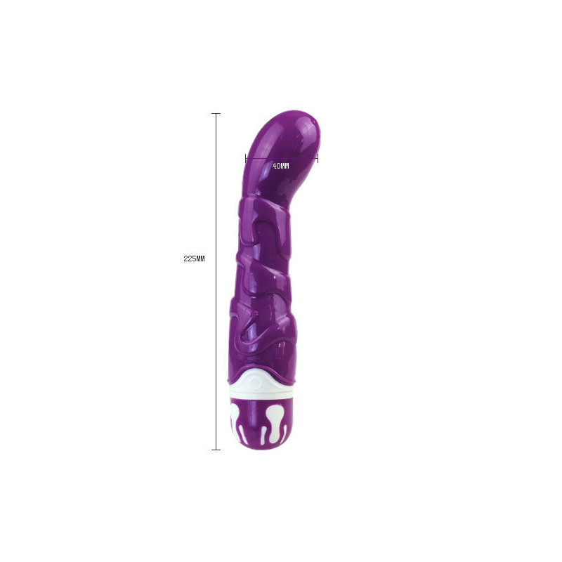 BAILE REALISTIC COCK 10 RITMOS SENSATION VIOLETA