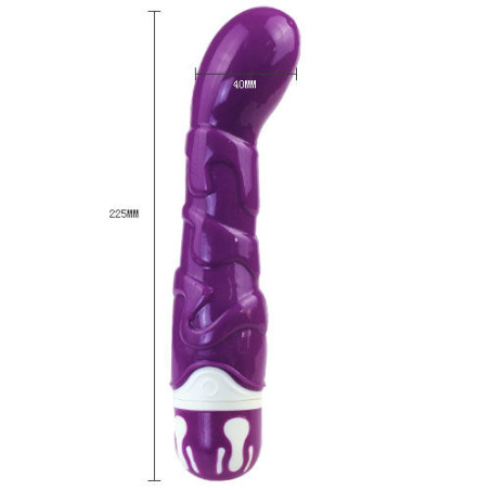 BAILE REALISTIC COCK 10 RITMOS SENSATION VIOLETA