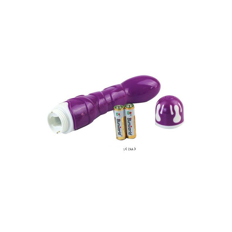 BAILE REALISTIC COCK 10 RITMOS SENSATION VIOLETA