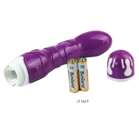 BAILE REALISTIC COCK 10 RITMOS SENSATION VIOLETA