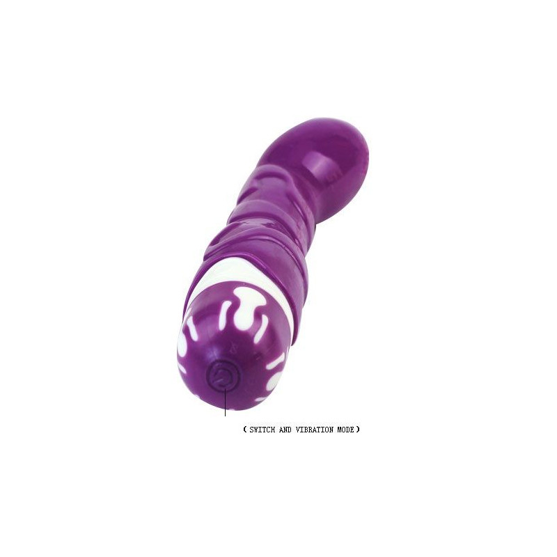 BAILE REALISTIC COCK 10 RITMOS SENSATION VIOLETA