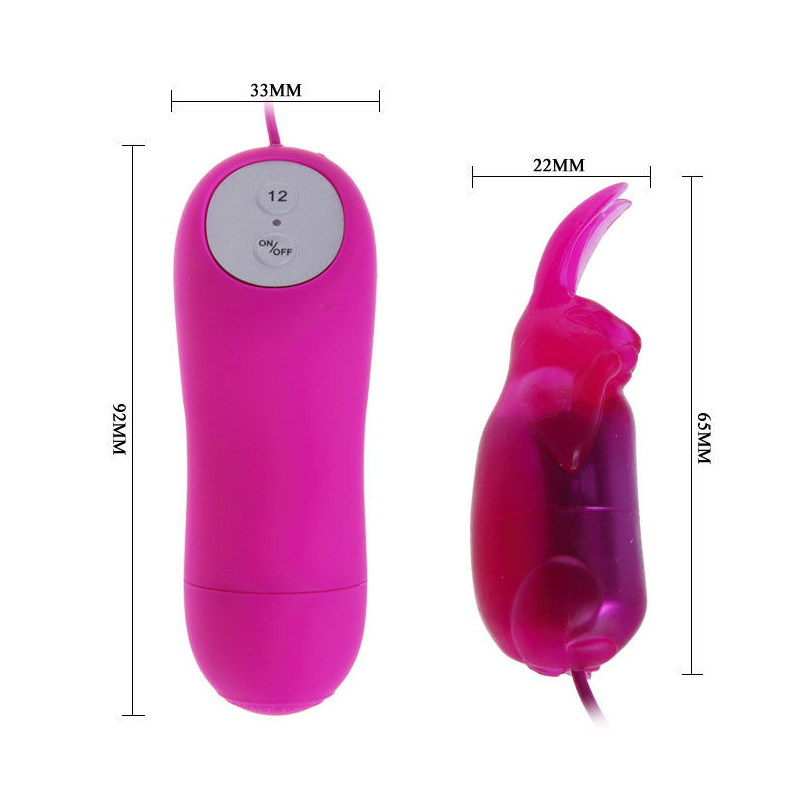 BAILE CUTE SECRET CONEJITO VIBRADOR 12 VELOCIDADES