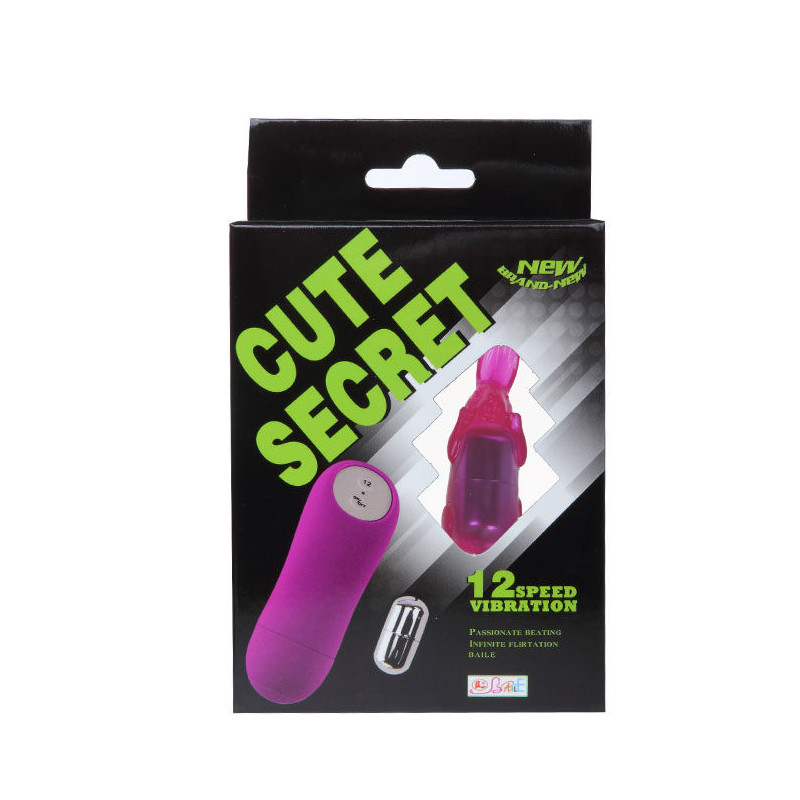 BAILE CUTE SECRET CONEJITO VIBRADOR 12 VELOCIDADES