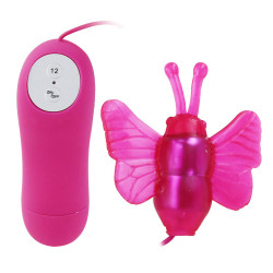 BAILE CUTE SECRET MARIPOSA ESTIMULADORA VIBRADOR 12V 2