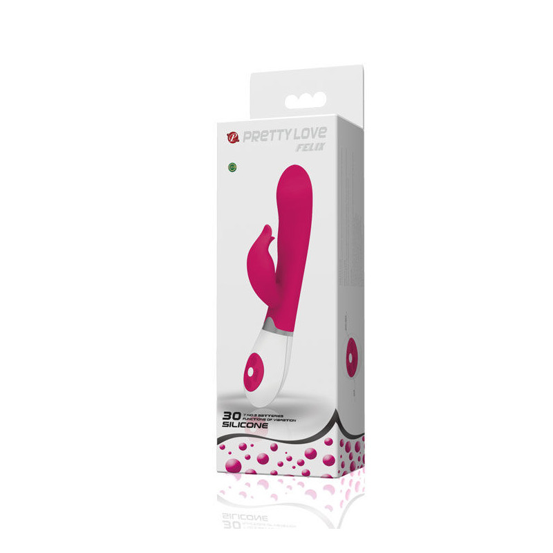 PRETTY LOVE FLIRTATION VIBRADOR CON ESTIMULADOR FELIX